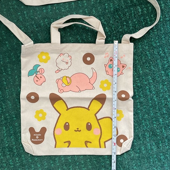 Pikachu / Pokemon X Mr. Doughnut tote bag - Picture 4 of 7
